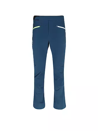 ORTOVOX | Pantalón softshell de esquí de travesía Col Becchei para hombre | petrol